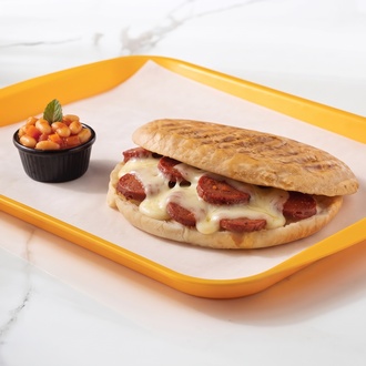 Hamburger Ekmeği Kaşarlı, Sucuklu Tost görseli