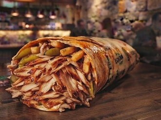 Hatay Usulü Tavuk Döner Dürüm (120 Gr.) görseli