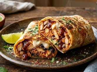 Kaşarlı Tavuk Burrito görseli