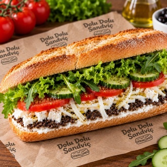 Vejetaryen Sandwich görseli
