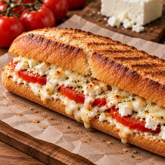 Beyaz Peynirli Domatesli Tost görseli