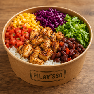 Çıtır Tavuklu Meksika Bowl görseli