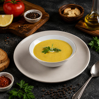 Süzme Mercimek Çorbası görseli