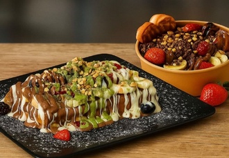 Çikolata Rüyası Waffle Bowl görseli