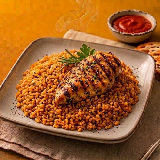 Mangalda Tavuk & Bulgur Pilavı görseli