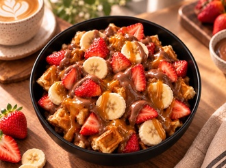 Karamelli Kova Waffle görseli