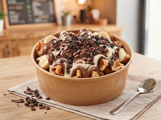 3 Çikolatalı Kova Waffle görseli