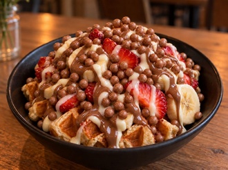 Pirinç Patlağı Kova Waffle görseli