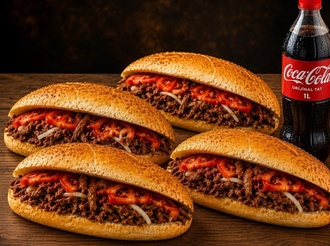 4'Lü Et Kavurma + Coca Cola görseli