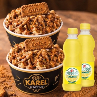 2 Adet Lotus Bowl + 2 Uludağ Limonata görseli