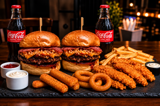 Combo Hangover Burger (150 Gram) 2'Li Menü görseli