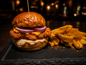 Crispy Chicken Olive & Trüf Burger görseli