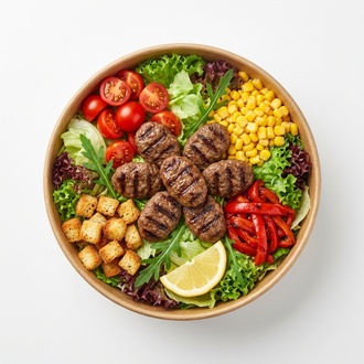 Izgara Köfte Salata görseli