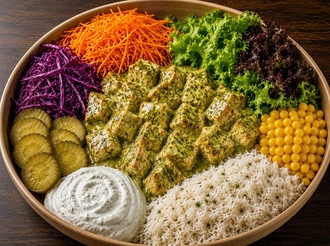 Pesto Soslu Basmati Bowl görseli