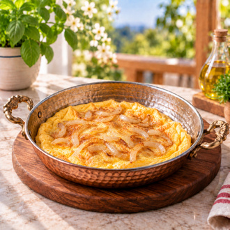 Soğanlı Omlet görseli