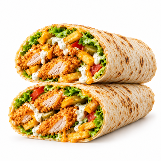Tavuk Dürüm - Buffalo Ranch Chicken Fingers Dürüm 120 Gr görseli