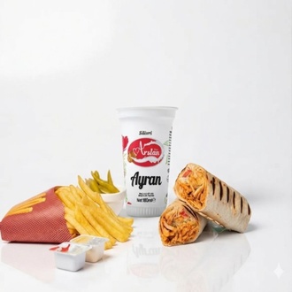 Köz Patlıcan & Sriracha Soslu Tavuk Döner Dürüm Patates Kızartmalı Menü görseli