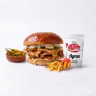 Tavuk Döner Burger Menü görseli