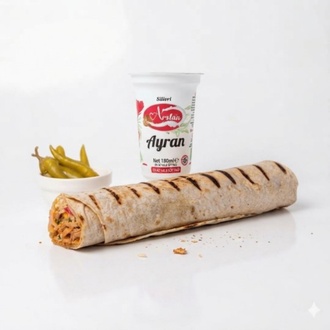 Köz Patlıcan & Sriracha Soslu Tavuk Dürüm & İçecek görseli