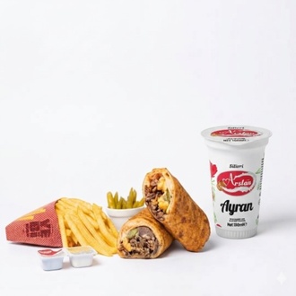 Çıtır Et Döner Dürüm Patates Kızartmalı Menü görseli