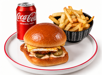 2'Li Brioche Chili Tavuk Burger Menü görseli