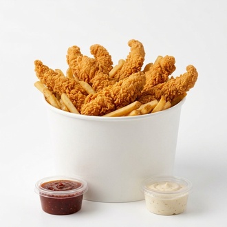 Chicken Fingers Kova - 25'Li + 350 Gr Patates + 2 Sos görseli