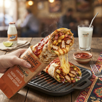 Hatay Usulü Cheddar Peynirli Tavuk Döner görseli