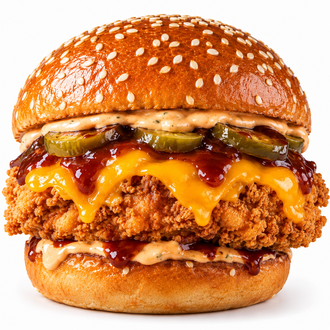 Tavuk Burger - Bbq Soslu Çıtır Tavuk Burger görseli