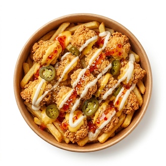 Loaded Patates - Sweet Chili Çıtır Tavuklu Patates görseli
