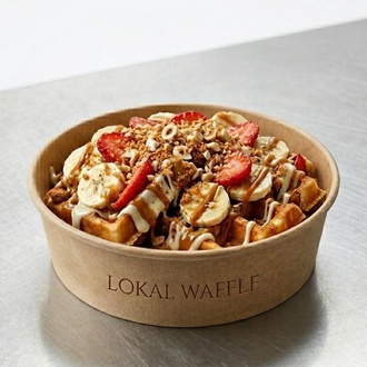 Karamelli Waffle görseli