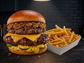 Çift Burger görseli