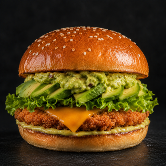 Avocado Chicken Burger görseli