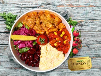 Honeyx (Ballı Hardal Tavuk Bowl) görseli
