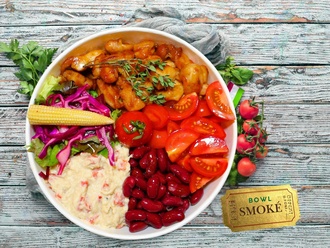Smokė (Barbekü Tavuk Bowl) görseli