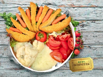 Schnitza (Schnitzel Tavuk Bowl) görseli