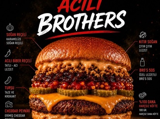Acılı Brother's Burger görseli