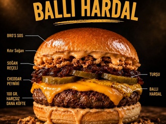 Ballı Hardallı Burger görseli