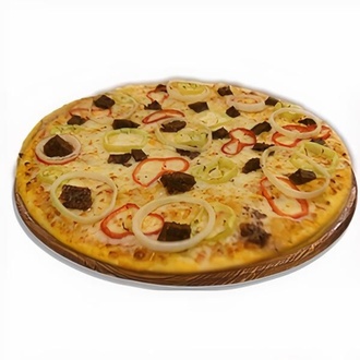 Kavurmalı Pizza (Büyük) görseli