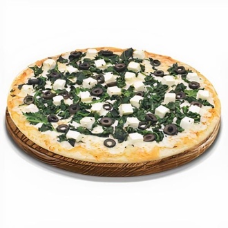 Ispanaklı Pizza (Büyük) görseli