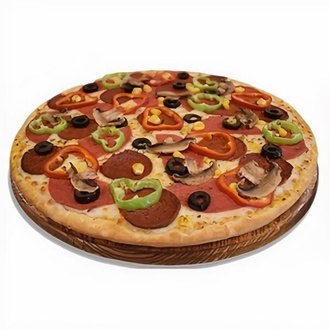 Karışık Pizza (Orta) görseli