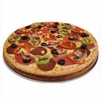 Karışık Pizza (Büyük) görseli
