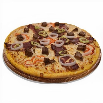Bol Bol Etli Pizza (Büyük) görseli