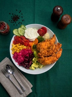 Çıtır Tavuklu Bowl görseli