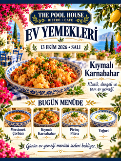 13 Ekim Günü Ev Yemekleri görseli