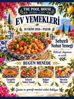 18 Ekim Günü Ev Yemekleri görseli
