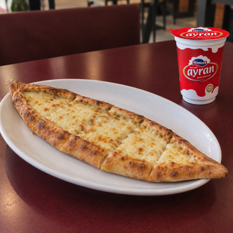 Kaşarlı Pide + Küçük Ayran görseli