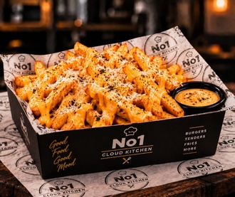 Cheddarlı Parmesanlı Patates Kızartması görseli