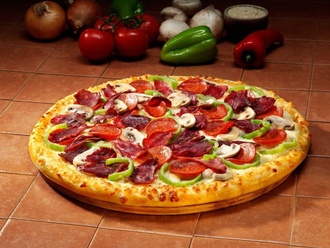 Karışık Pizza (Orta Boy) görseli