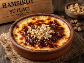 Fırında Hamsiköy Sütlacı görseli