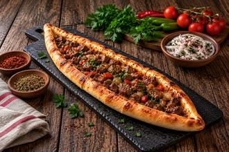 Kuşbaşılı Pide görseli